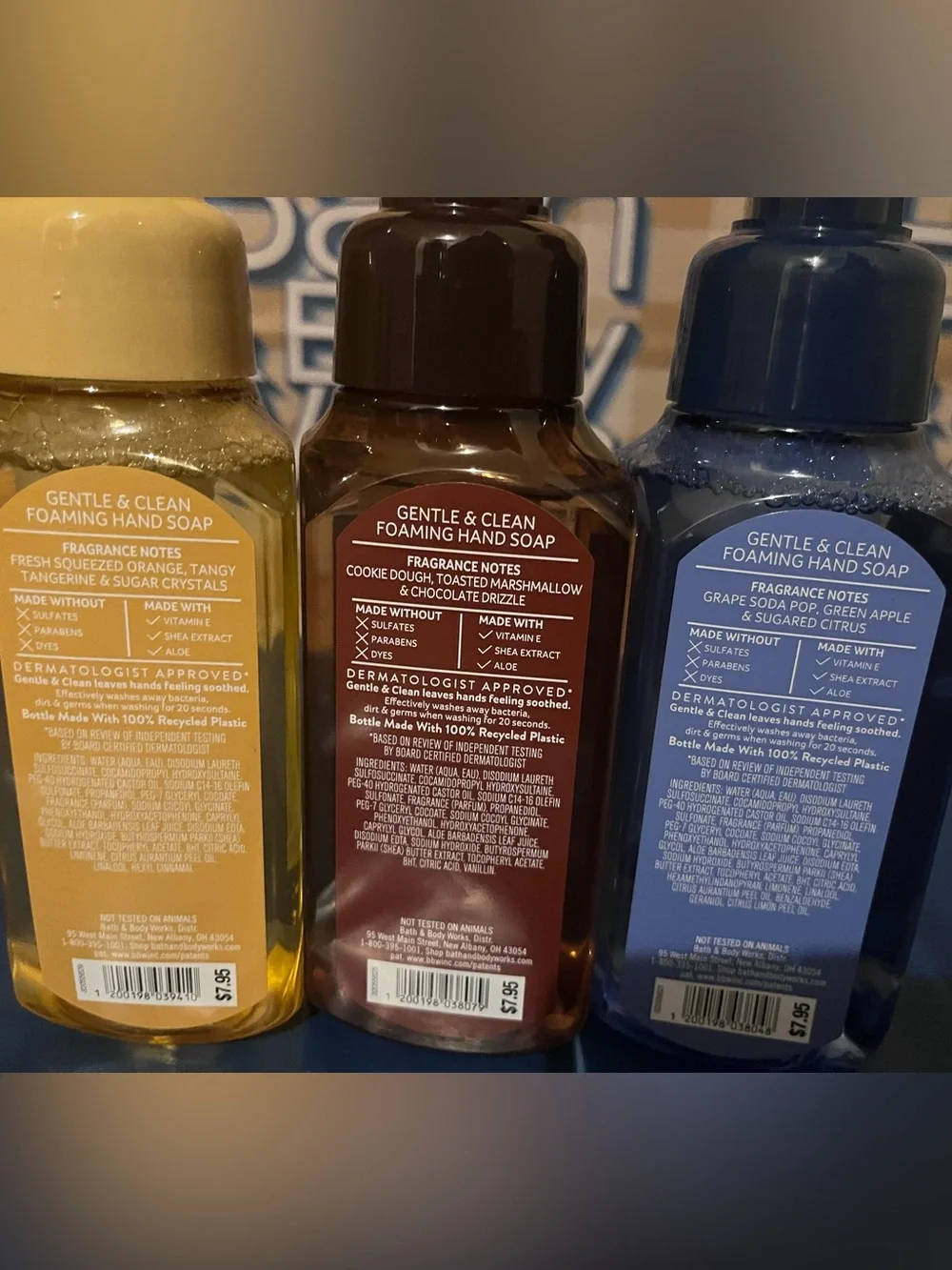 BATH AND BODY EORKS FALL Foaming Hand Soap bundle x6